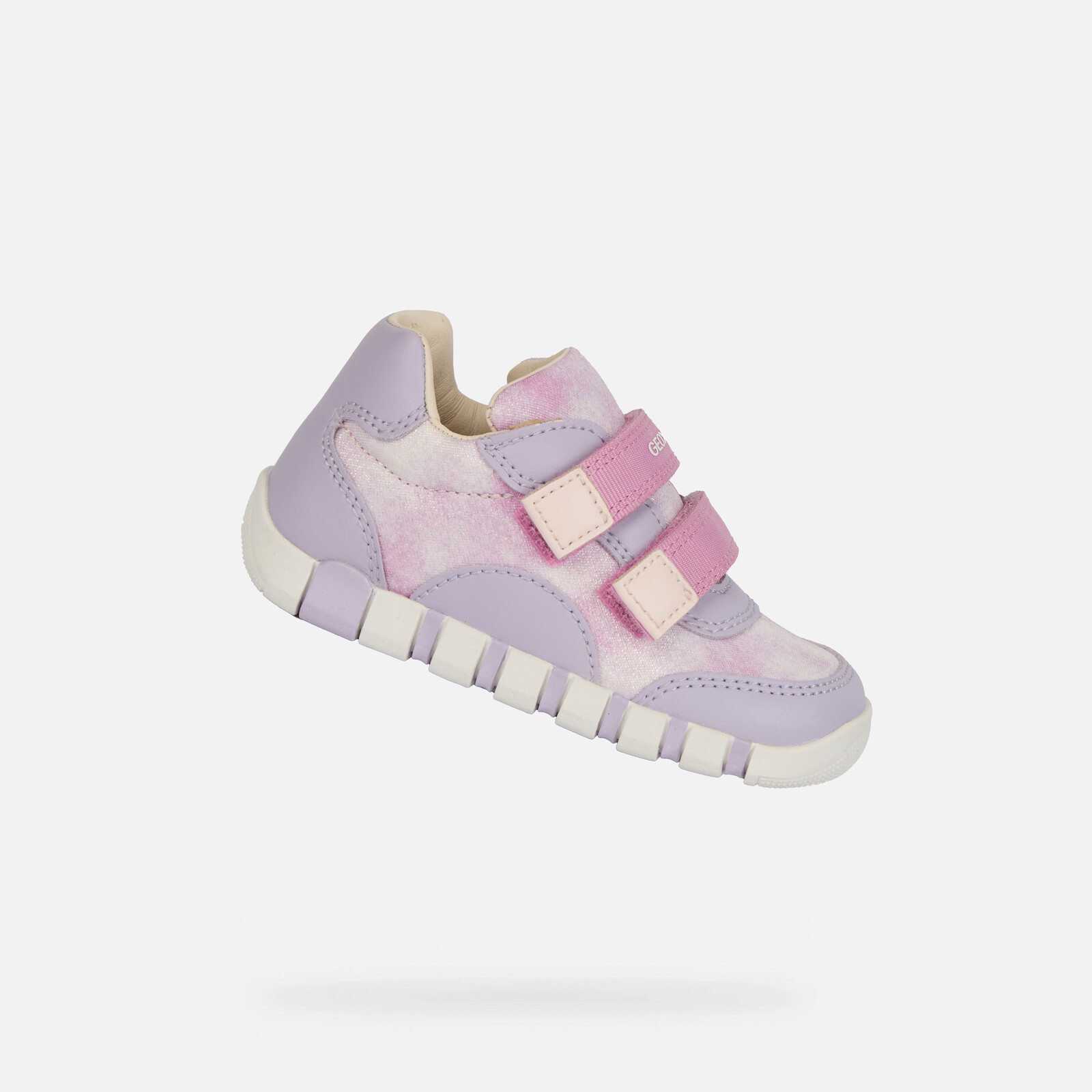 Fialové dievčenské topánky Geox Iupidoo