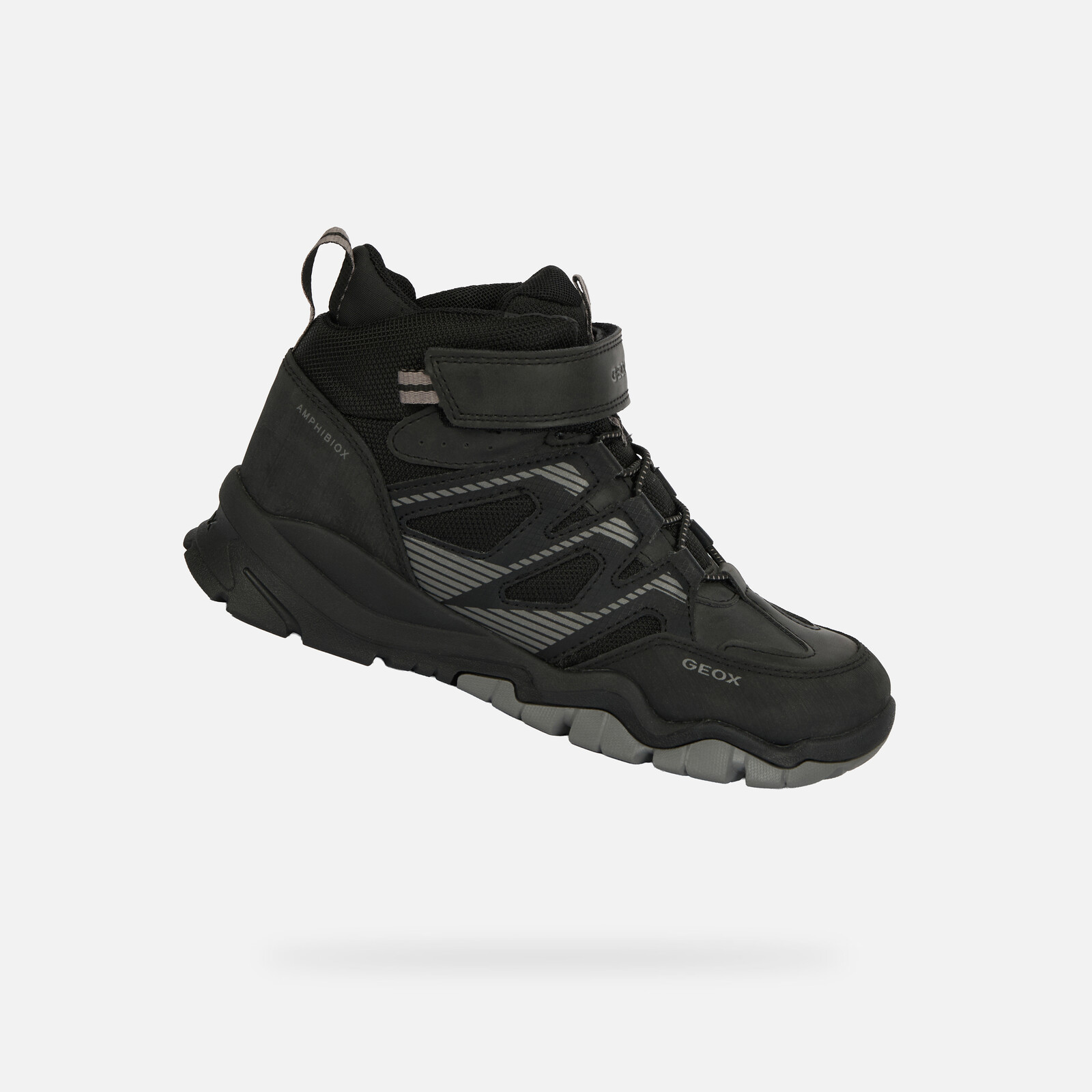 Čierne chlapčenské tenisky Geox Montrack B ABX