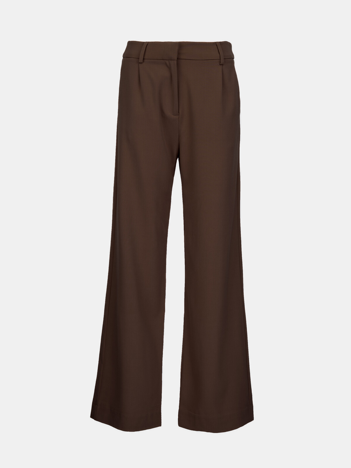 Tmavohnedé dámske široké nohavice ORSAY