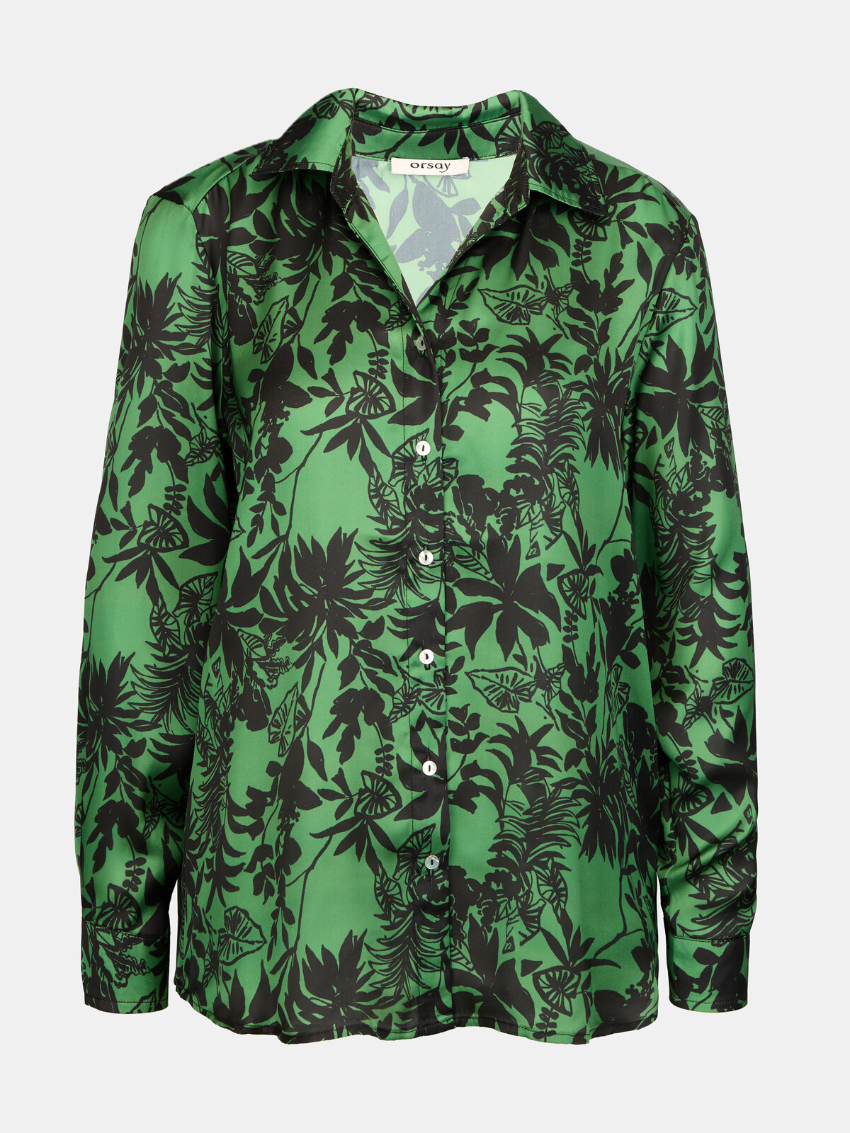 Zelená vzorovaná blúzka ORSAY