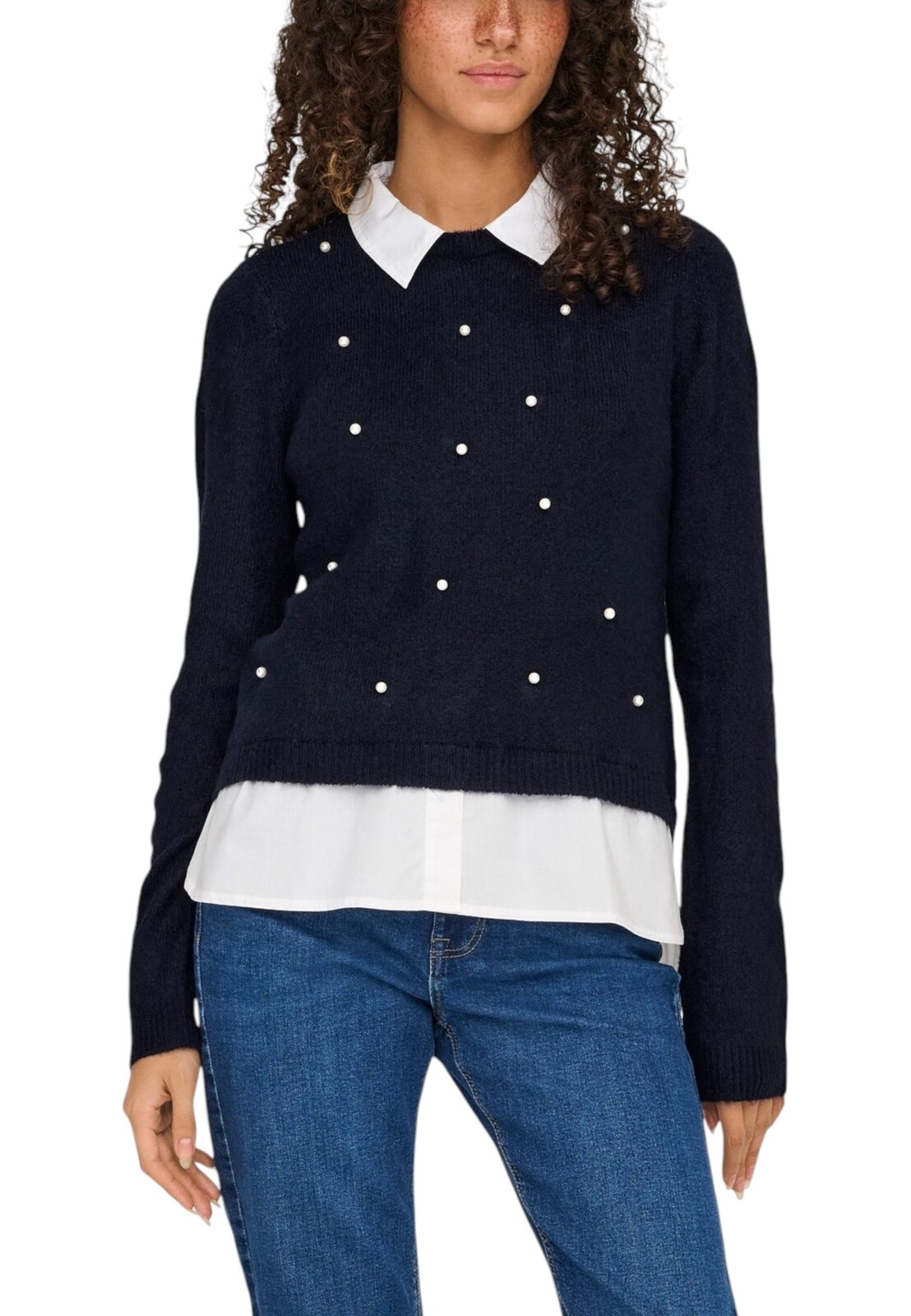 Dámsky sveter Only s perličkami