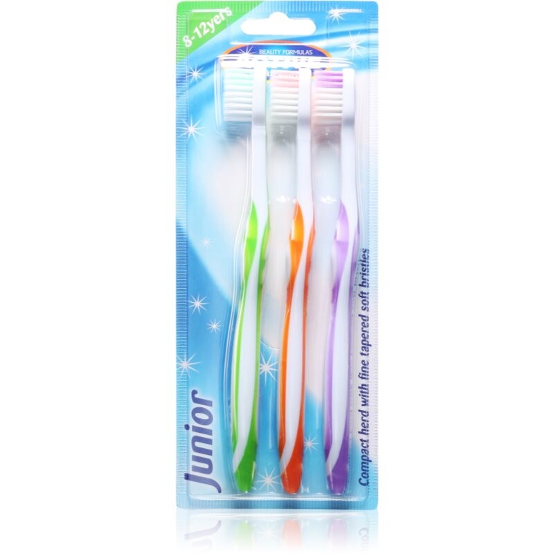 Beauty Formulas Junior zubné kefky 3 ks