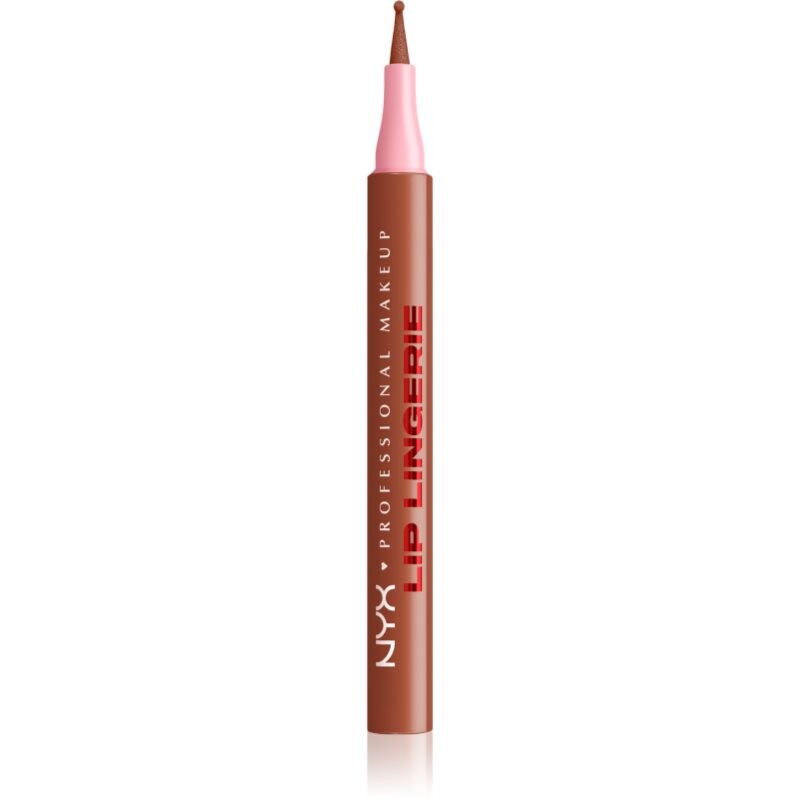 NYX Professional Makeup Lip Lingerie fixka na pery pre dlhotrvajúci efekt odtieň 02 Naughty Nude 1 ml