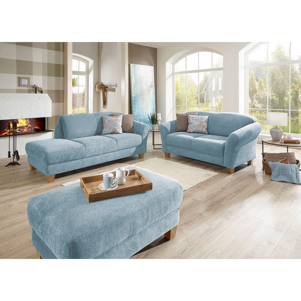 Sit & More LEŇOŠKA, textil, svetlomodrá