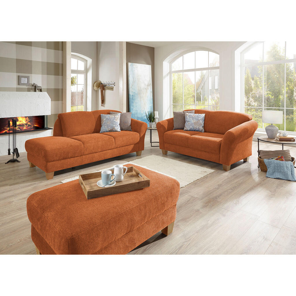 Sit & More DVOJMIESTNA POHOVKA, textil, terakotová