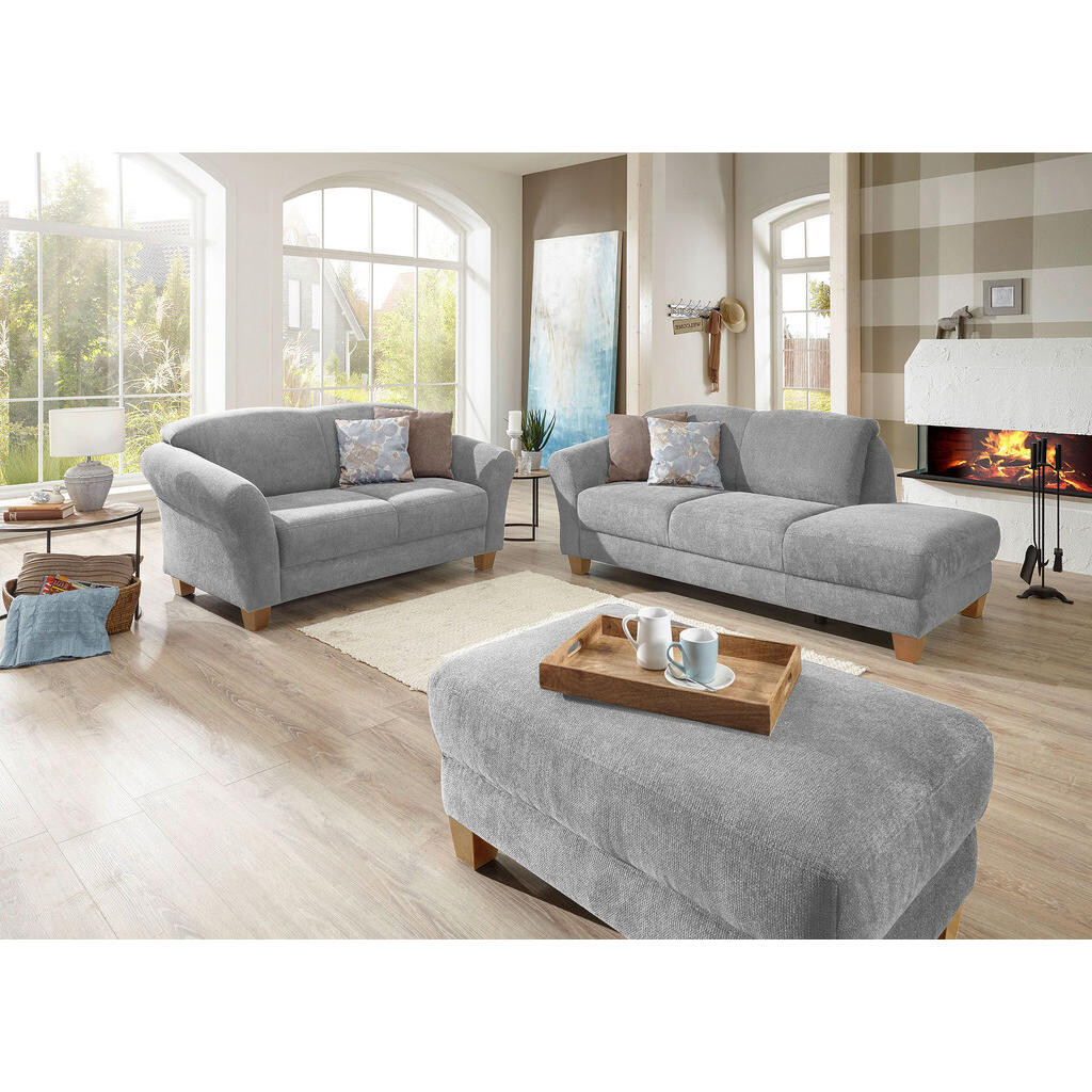 Sit & More LEŇOŠKA, textil, strieborná