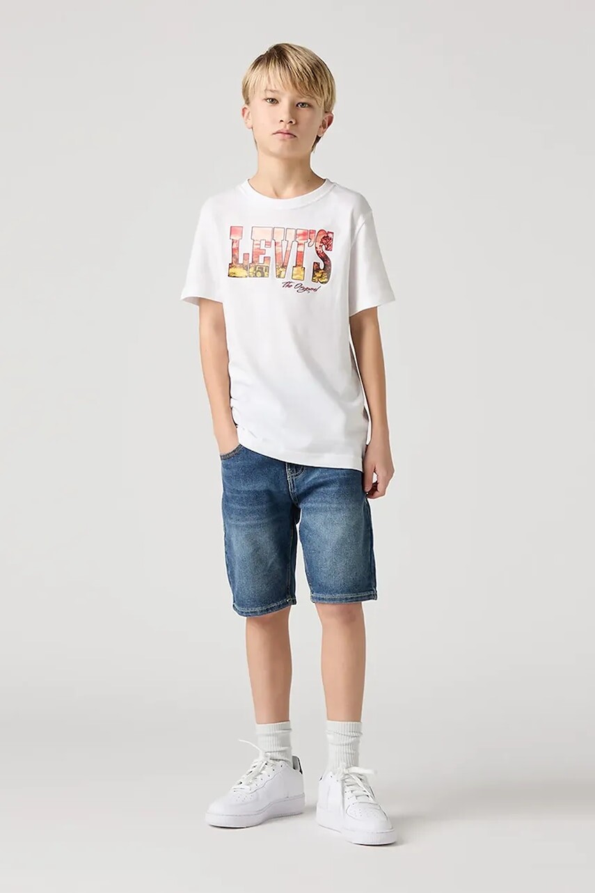 Detské rifľové krátke nohavice Levi's NEW 511 SLIM FIT DENIM SHORT