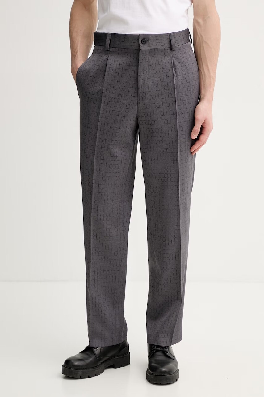 Nohavice s prímesou vlny HUGO Flips251X