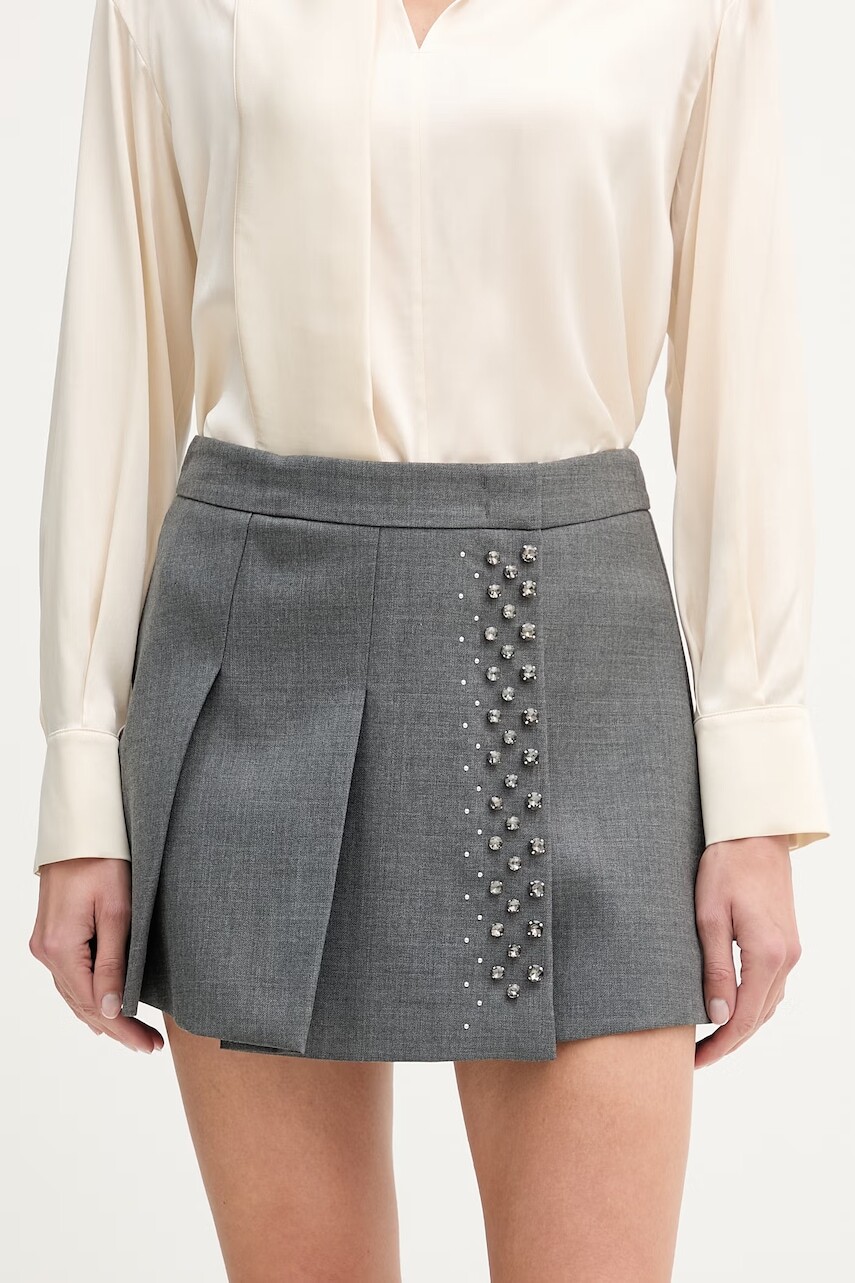 Sukňa s prímesou vlny MAX&Co. MCOPRUGNA