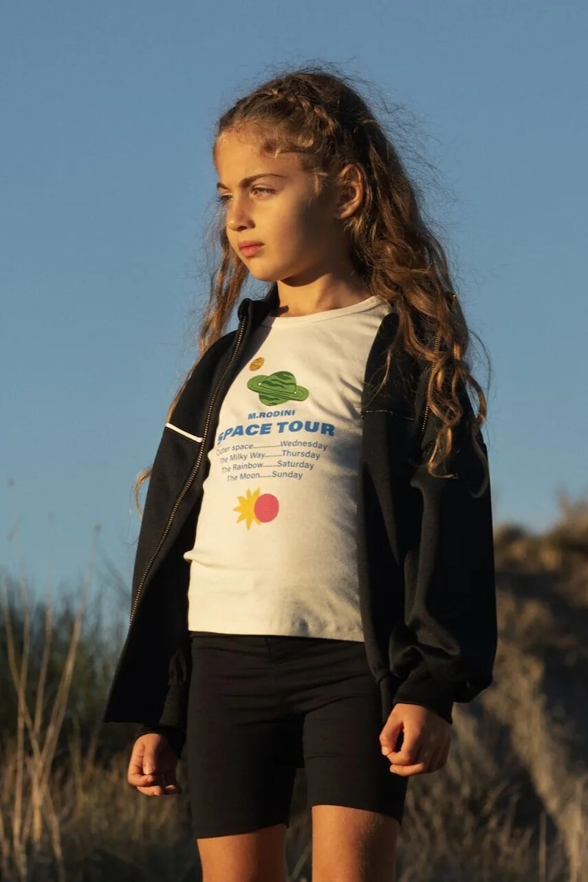 Detské bavlnené tričko Mini Rodini Space tour