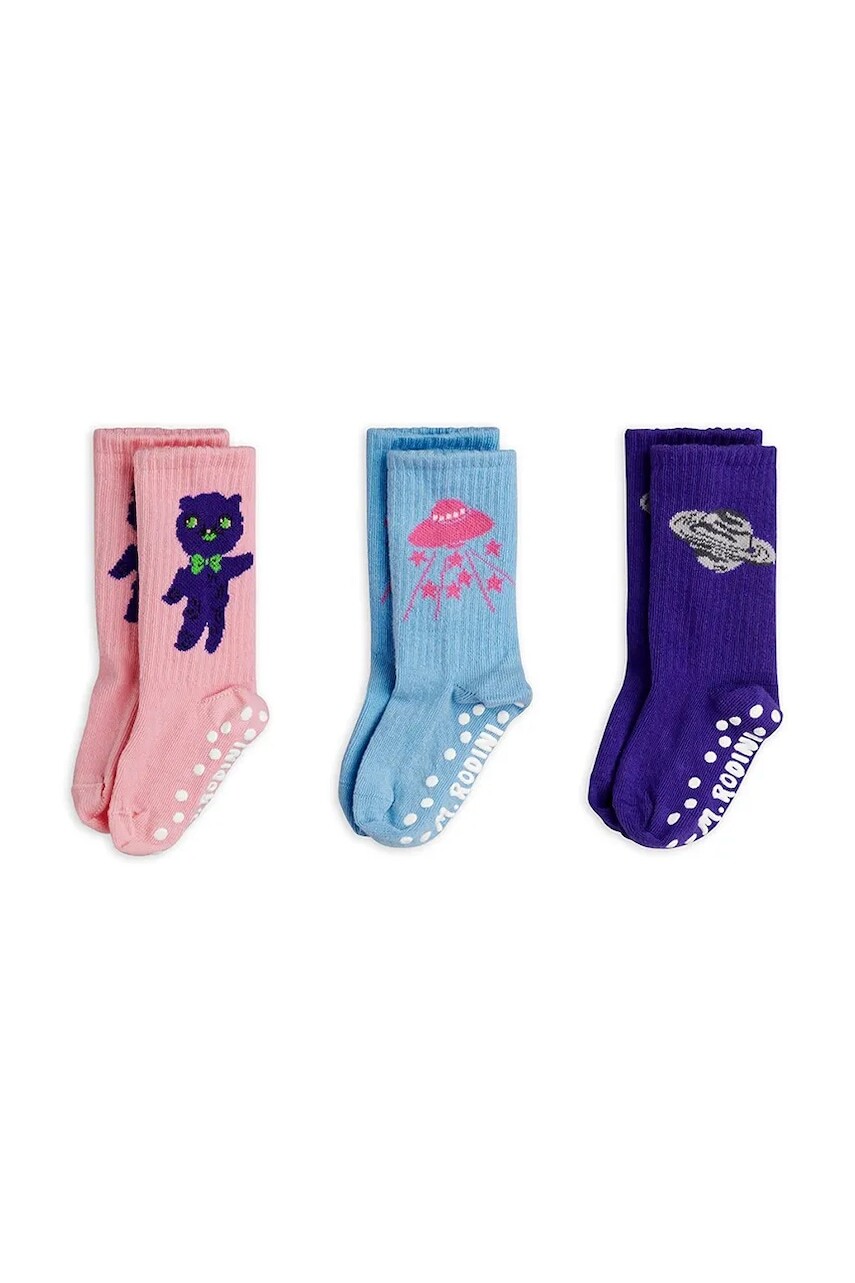 Ponožky Mini Rodini Planet 3-pak