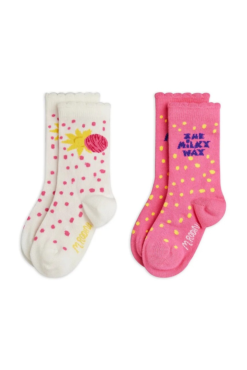 Detské ponožky Mini Rodini The milky way 2-pak