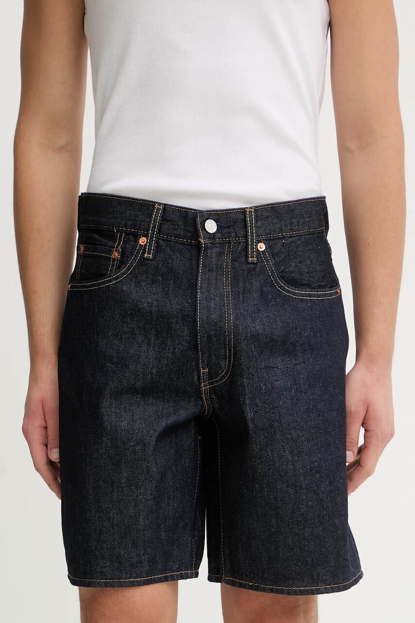 Rifľové krátke nohavice Levi's 468 LOOSE