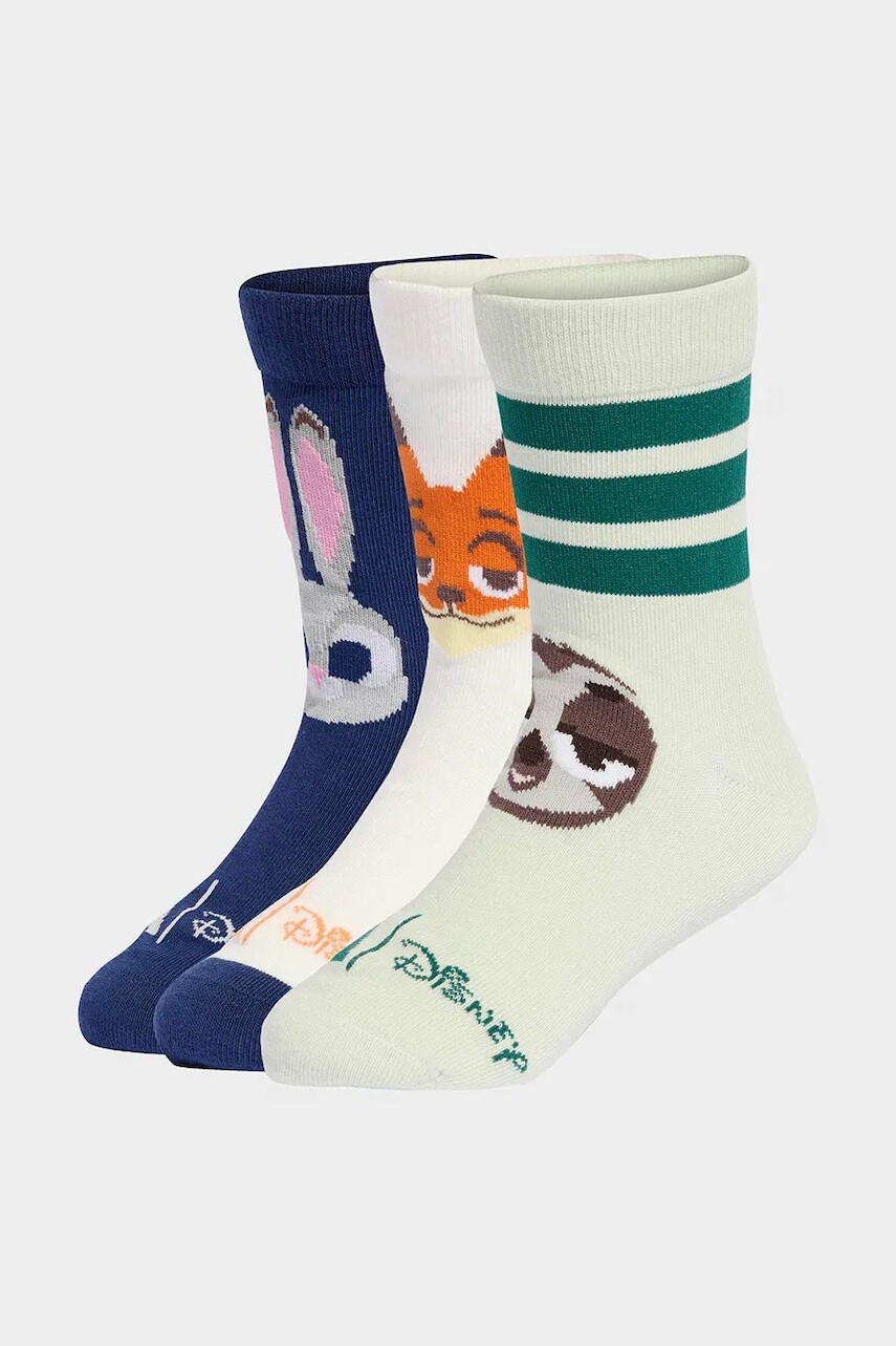 Detské bavlnené ponožky adidas Performance Zootopia 3-pak