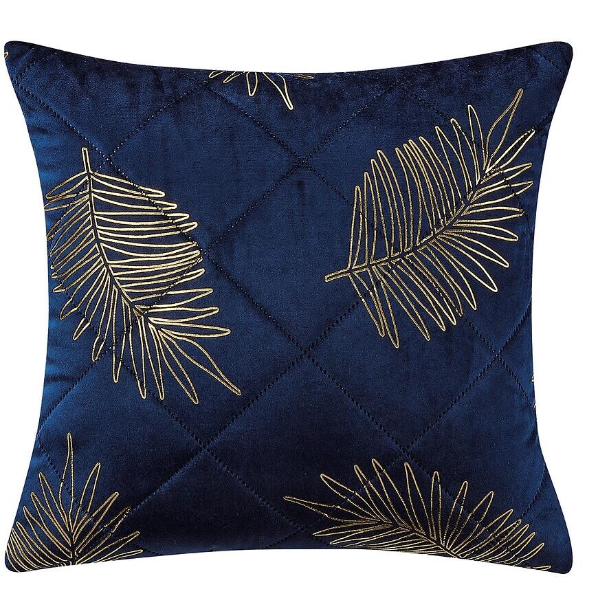 Poťah na vankúš Poli 2504-2 tmavomodrý 40x40 cm