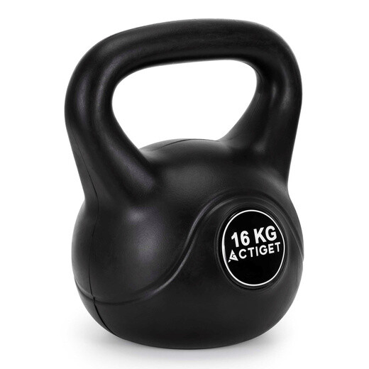 Kettlebell - 16 kg - čierny