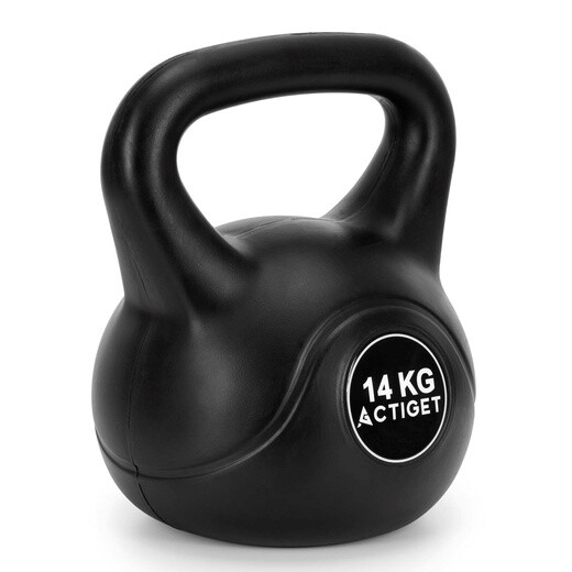 Kettlebell - 14 kg - čierny