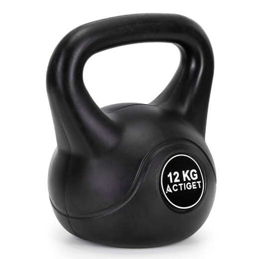 Kettlebell - 12 kg - čierny