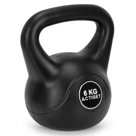 Kettlebell - 6 kg - čierny