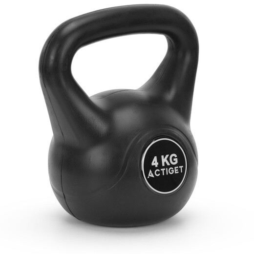 Kettlebell - 4 kg - čierny