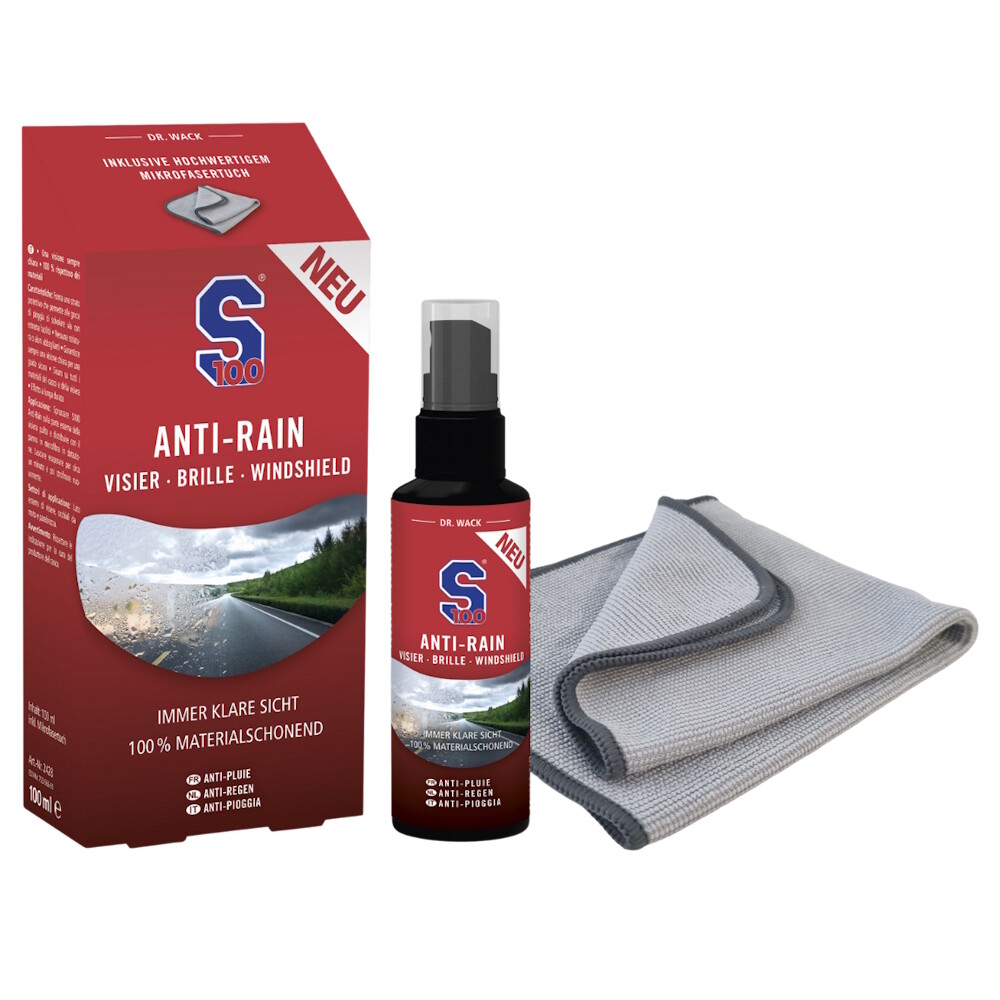 S100 Anti-Rain vrátane utierky z mikrovlákna