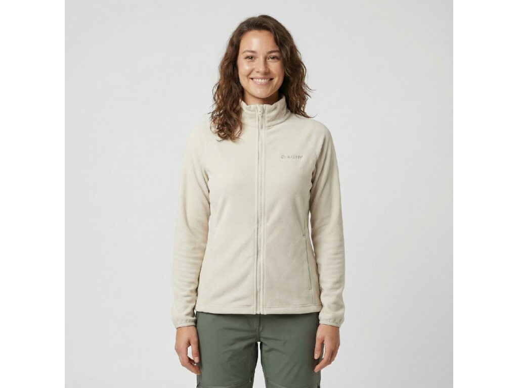 Husky Dámska fleecová mikina Aflee L beige Veľkosť: L