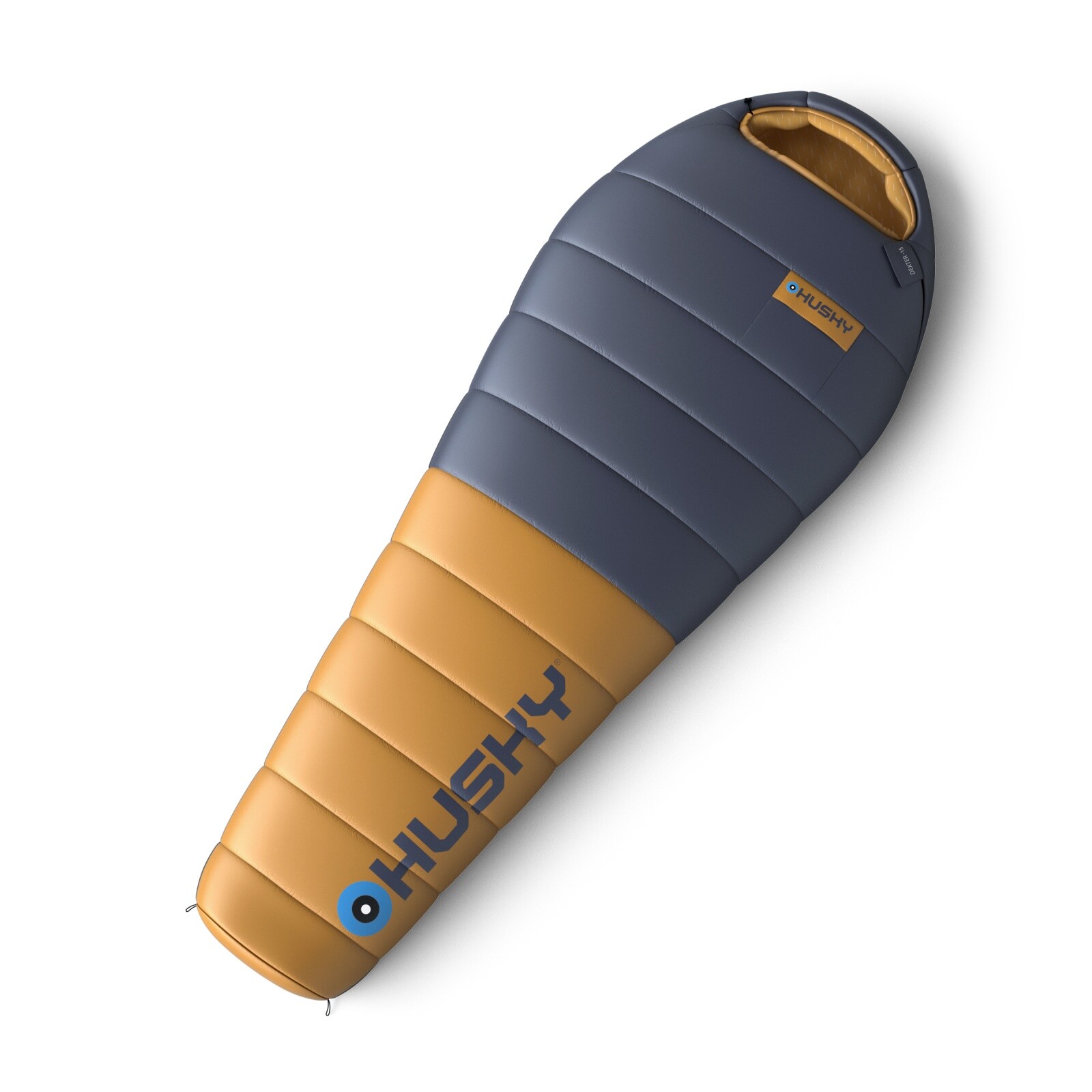 Husky Perový zimný spacák Dexter blue/orange Veľkosť: OneSize