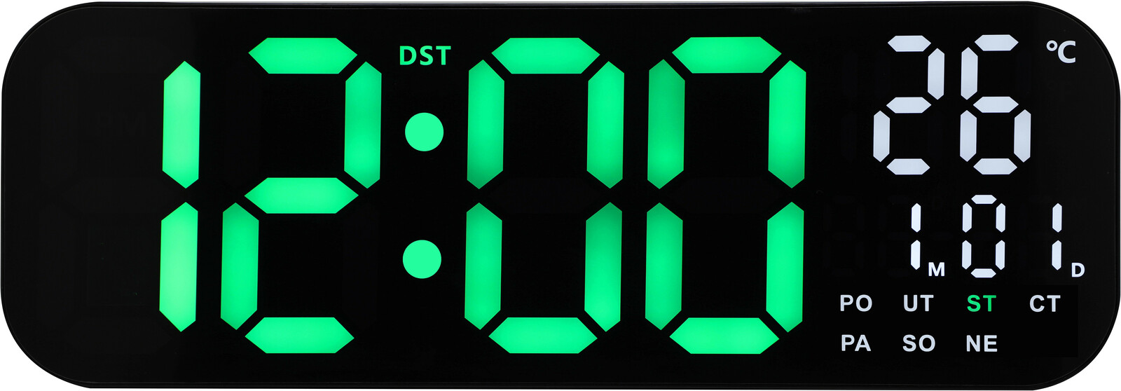 JVD Digitálne nástenné hodiny DH9016.1