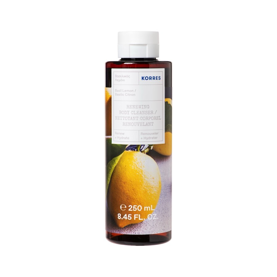 Korres Revitalizačný sprchový gél Basil Lemon Shower Gél 250 ml