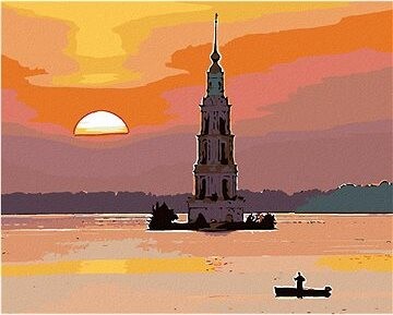 Diamondi – Diamantové maľovanie – OZDOBNÝ MAJÁK A RYBÁR, 40 × 50 cm, bez rámu a bez napnutia plátna