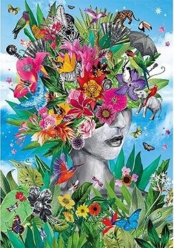 Clementoni Hlava v džungli 500 dielikov