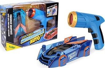 Rock Buggy Auto antigravitačné RC s laserom, 15 cm, modré