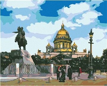 Diamondi – Diamantové maľovanie – PETROHRAD, 40 × 50 cm, bez rámu a bez vypnutia plátna