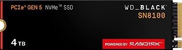 WD_BLACK SN8100 NVMe SSD POWERED BY SANDISK 4 TB
