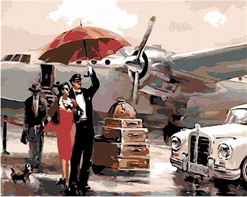 Diamondi – PRED ODLETOM, 40 × 50 cm, bez rámu a bez napnutia plátna