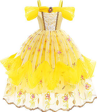 Princess Pohádkové šaty krajkové vel. 146 - Princezna Bella