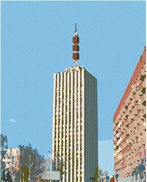 Diamondi – MRAKODRAP, 40 × 50 cm, bez rámu a bez napnutia plátna