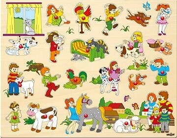 Woody – Puzzle veľké s úchytmi
