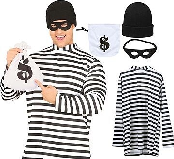 GUIRCA Kostým väzeň veľ. L, unisex