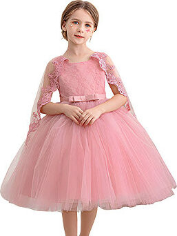 Princess Pohádkové šaty vel. 110 - Starorůžové se závojem