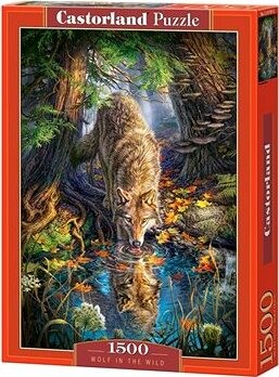CASTORLAND Puzzle Pijúci vlk 1500 dielikov