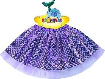 Amscan Dětský kostým Tutu mořská panna vel. 3-7 let, 2 ks