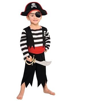 Amscan Dětský kostým Pirát vel. 6-8 let