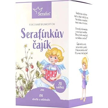 Serafin Serafínkův čajík - bylinný čaj dětský 20 × 1,5 g porcovaný