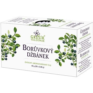Grešík Valdemar Borůvkový džbánek 20 × 2 g n.s. ovocný čaj