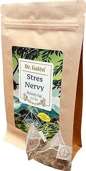Dr. Galén Bylinný čaj Stres a Nervy, pyramidové sáčky