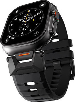 Epico FKM Rubber Pro pre Apple Watch SE/Series 1-11/Ultra, (42/44/45/46/49 mm) – čierny