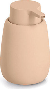 ZELLER Dávkovač na mýdlo keramický 8,8 × 8,8 × 13,7 cm, světle béžový