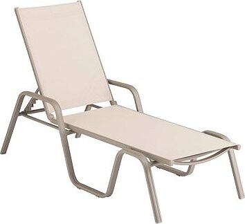 KETTLER Hliníkové lehátko BASIC PLUS, taupe/béžová