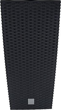 M.A.T. Group Obal na kvetináč RATO SQUARE 26,5 × 26,5 × 50 cm, antracit